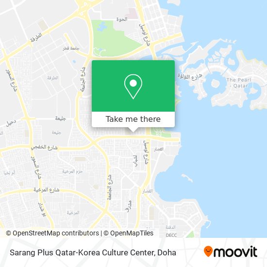 Sarang Plus Qatar-Korea Culture Center map