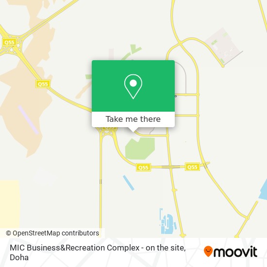 MIC Business&Recreation Complex - on the site map