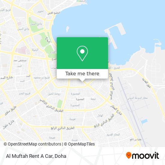 Al Muftah Rent A Car map