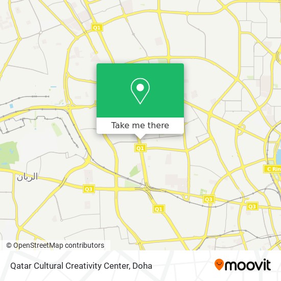 Qatar Cultural Creativity Center map