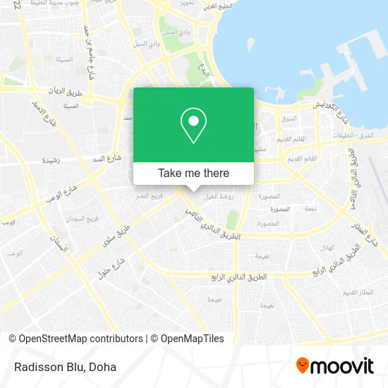 Radisson Blu map