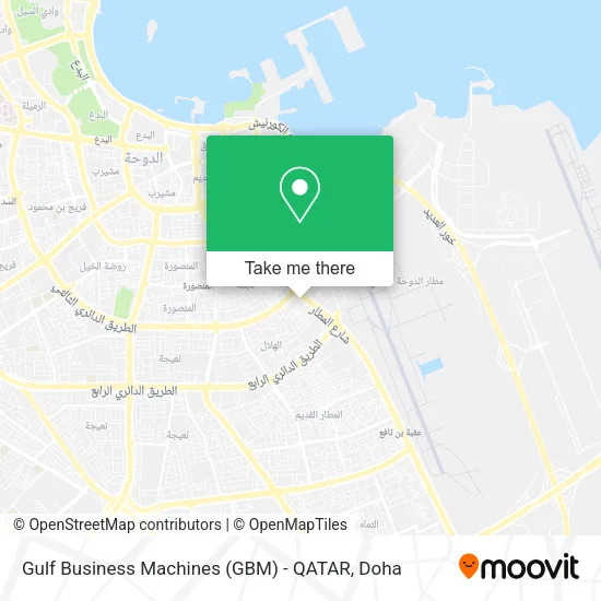 Gulf Business Machines (GBM) - QATAR map