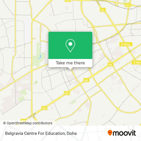 Belgravia Centre For Education map