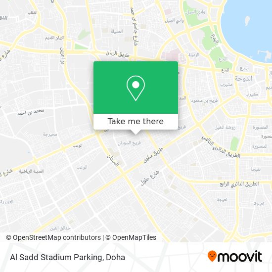 Al Sadd Stadium Parking map