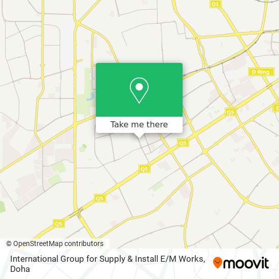 International Group for Supply & Install E / M Works map