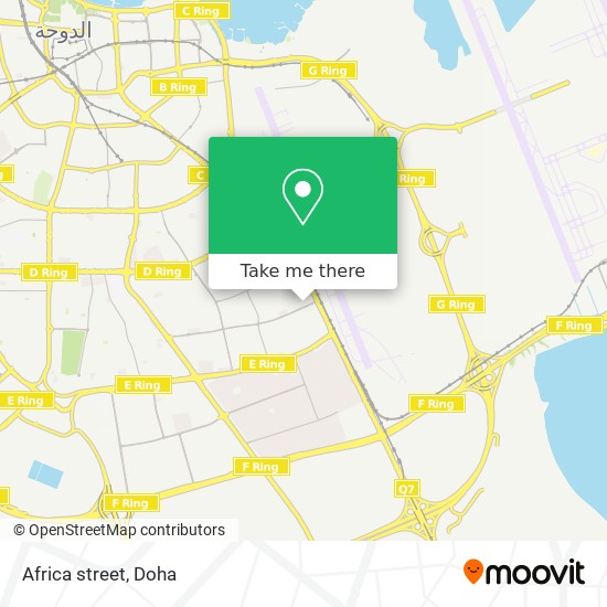 Africa street map