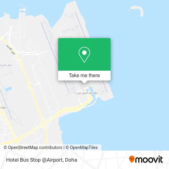 Hotel Bus Stop @Airport map