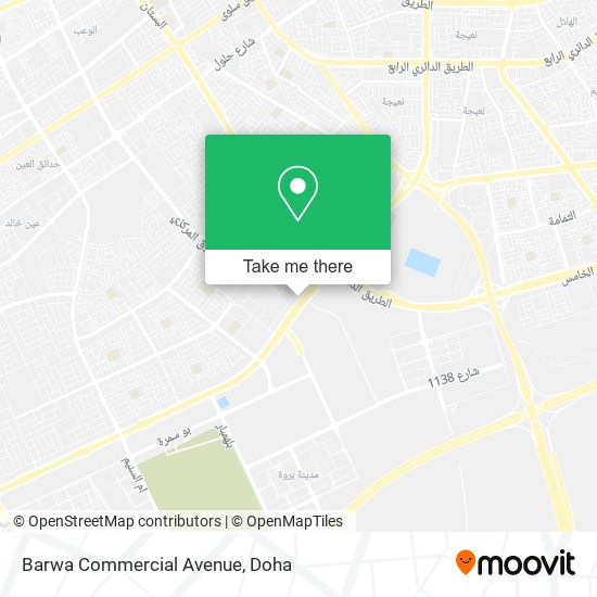 Barwa Commercial Avenue map