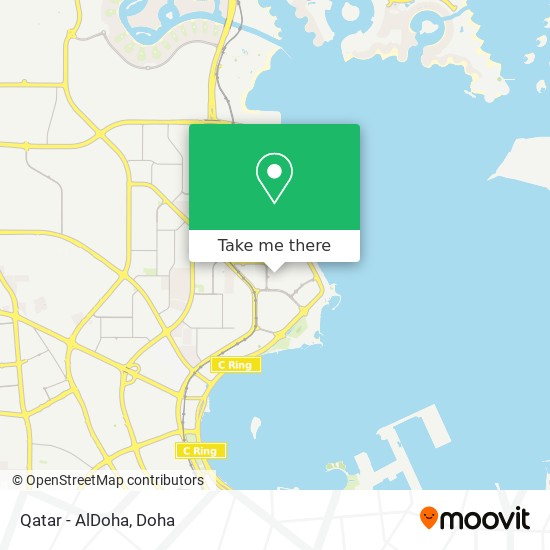 Qatar - AlDoha map