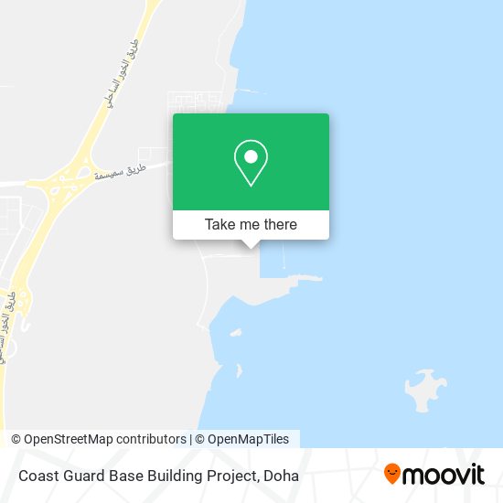 Coast Guard Base Building Project map