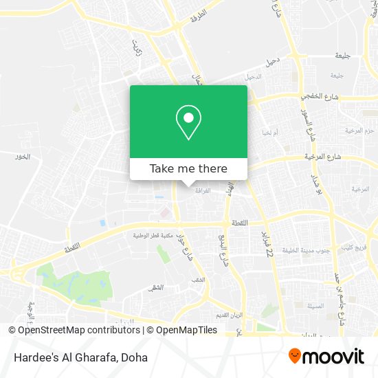 Hardee's Al Gharafa map