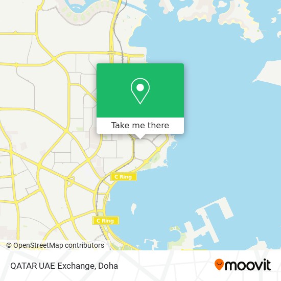 QATAR UAE Exchange map