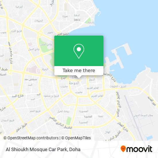 Al Shioukh Mosque Car Park map