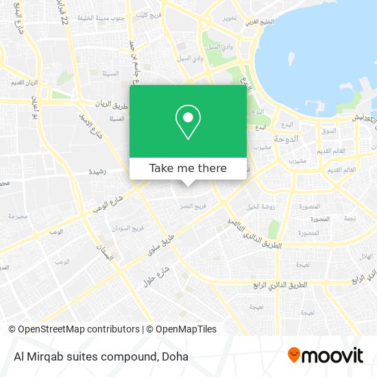 Al Mirqab suites compound map