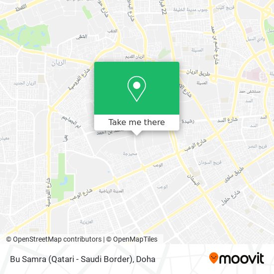 Bu Samra (Qatari - Saudi Border) map
