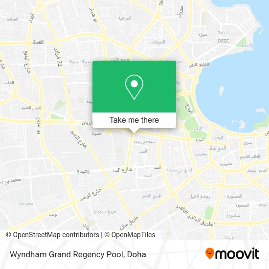 Wyndham Grand Regency Pool map