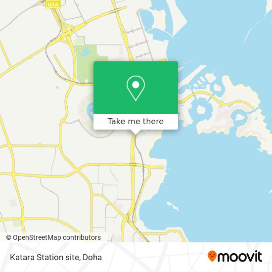 Katara Station site map