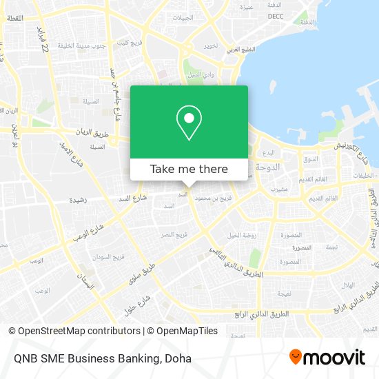QNB SME Business Banking map