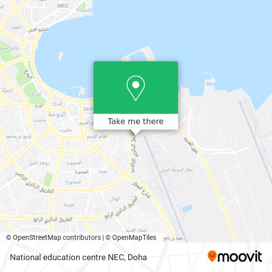 National education centre NEC map