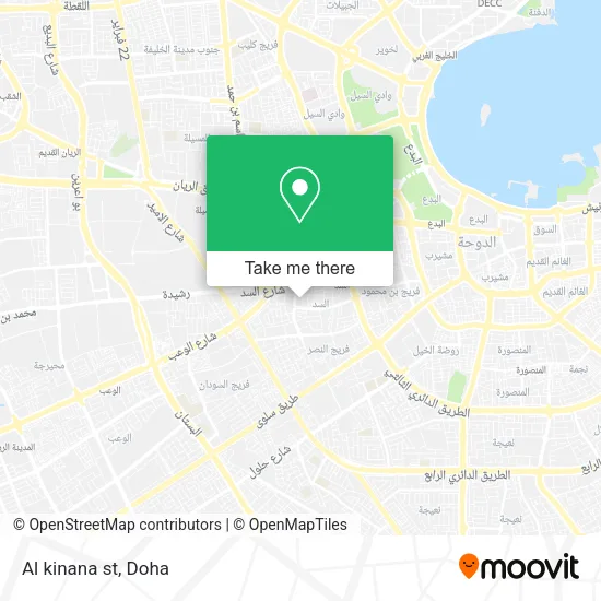 Al kinana st map