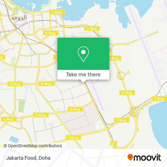 Jakarta Food map