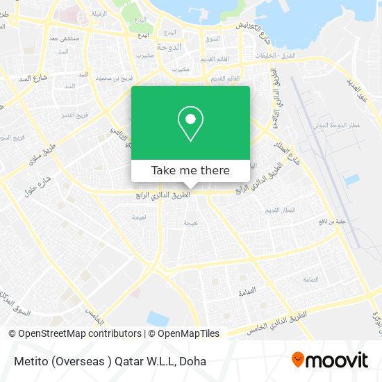 Metito (Overseas ) Qatar W.L.L map