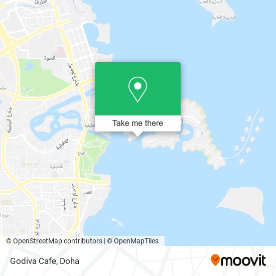 Godiva Cafe map