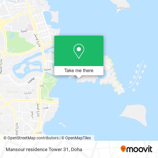Mansour residence Tower 31 map