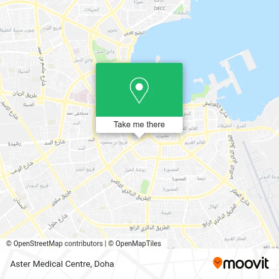 Aster Medical Centre map