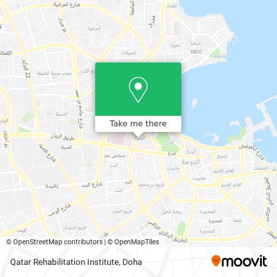Qatar Rehabilitation Institute map