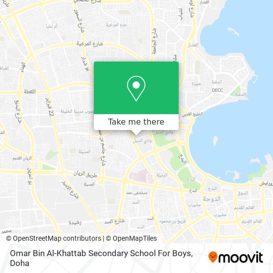 Omar Bin Al-Khattab Secondary School For Boys map