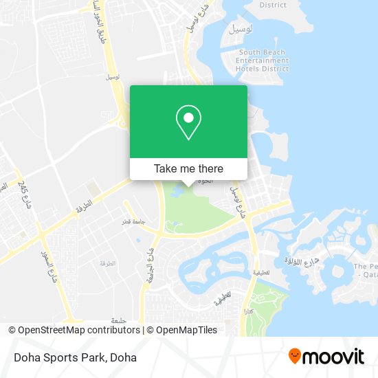 Doha Sports Park map