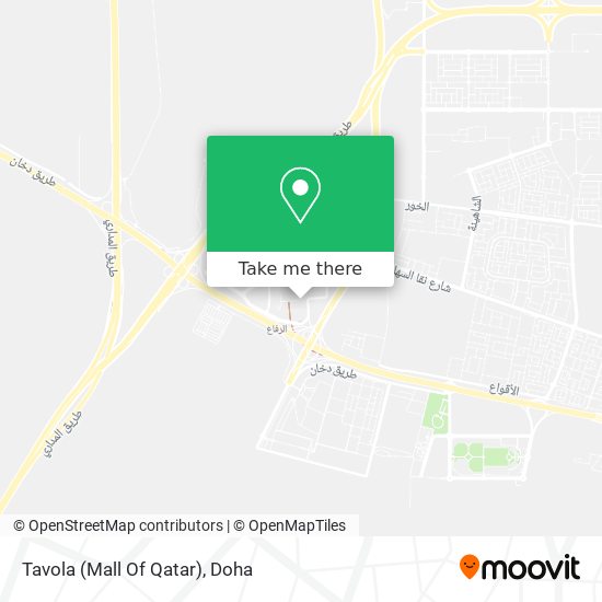 Tavola (Mall Of Qatar) map