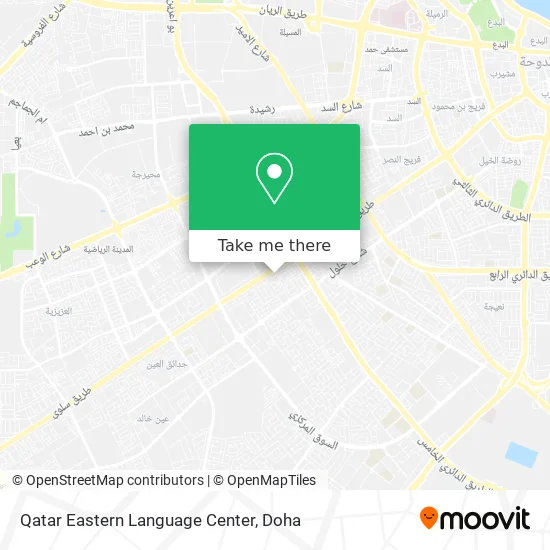 Qatar Eastern Language Center map