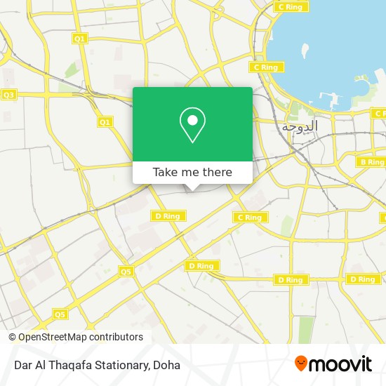 Dar Al Thaqafa Stationary map