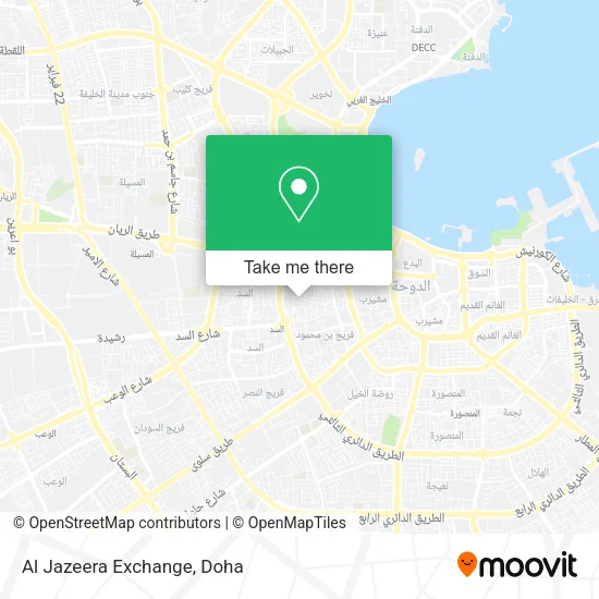 Al Jazeera Exchange map
