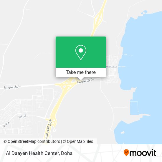 Al Daayen Health Center map