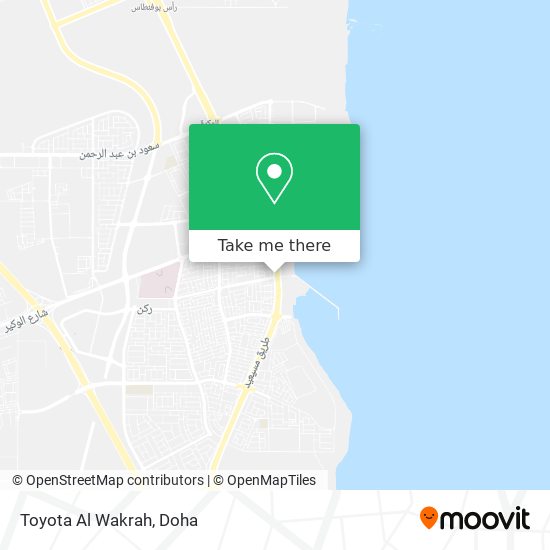 Toyota Al Wakrah map