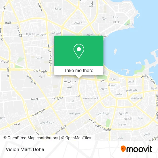 Vision Mart map