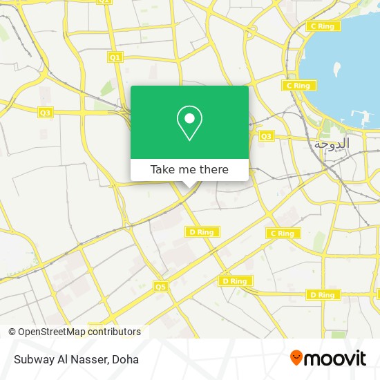 Subway Al Nasser map