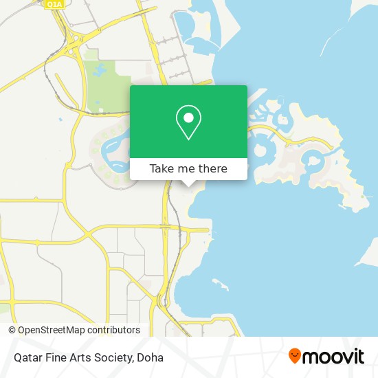 Qatar Fine Arts Society map