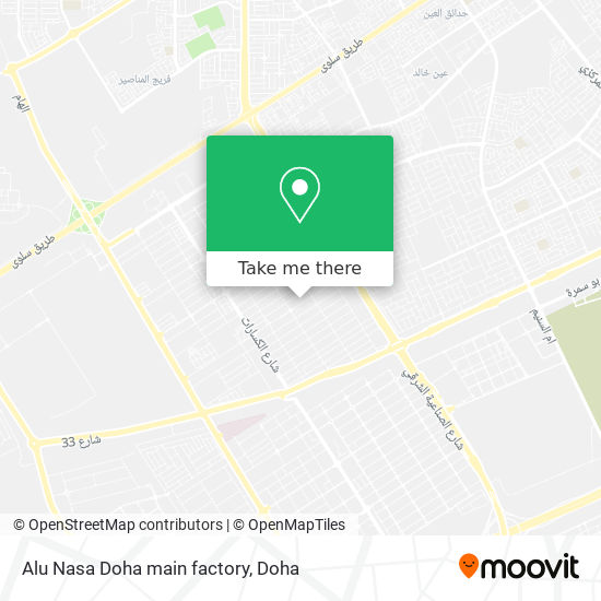 Alu Nasa Doha main factory map