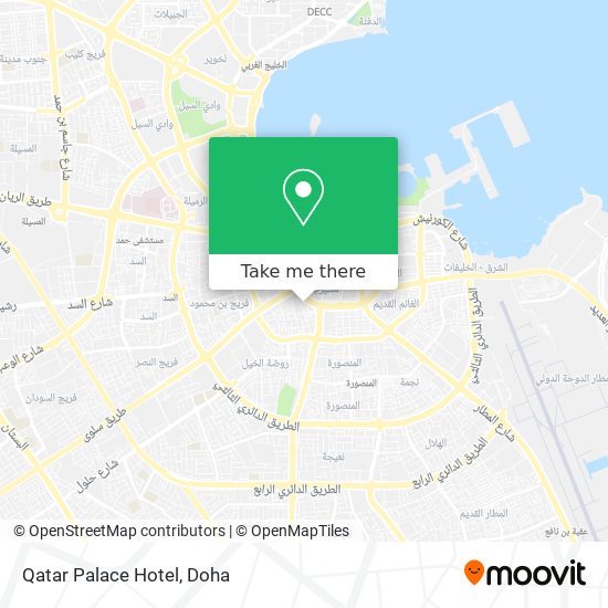 Qatar Palace Hotel map
