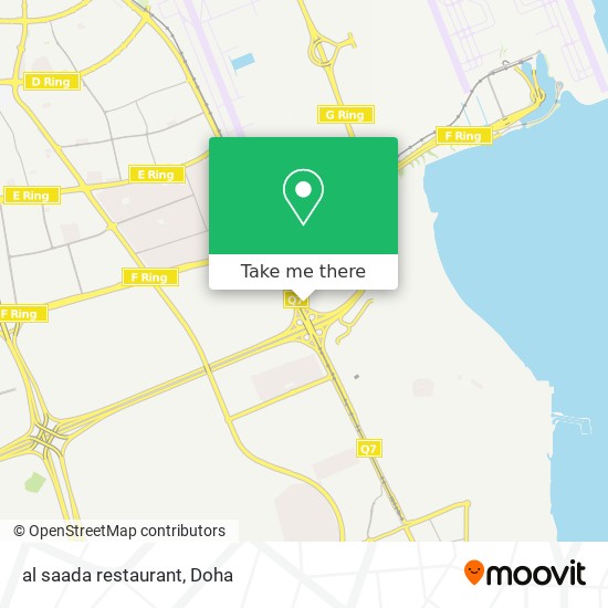 al saada restaurant map