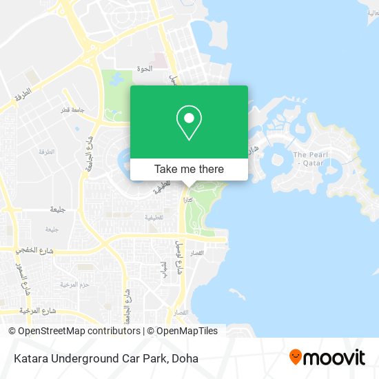 Katara Underground Car Park map