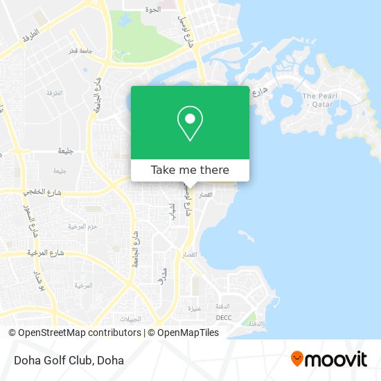 Doha Golf Club map