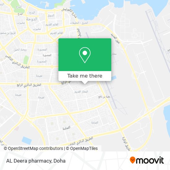 AL Deera pharmacy map