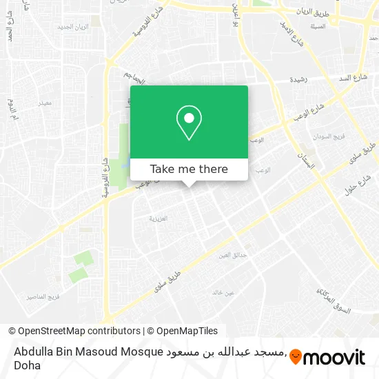 Abdulla Bin Masoud Mosque مسجد عبدالله بن مسعود map