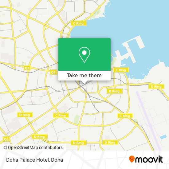 Doha Palace Hotel map