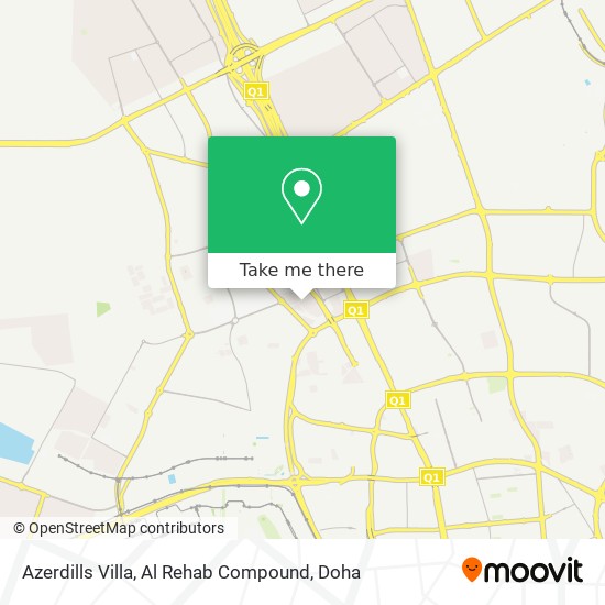 Azerdills Villa, Al Rehab Compound map